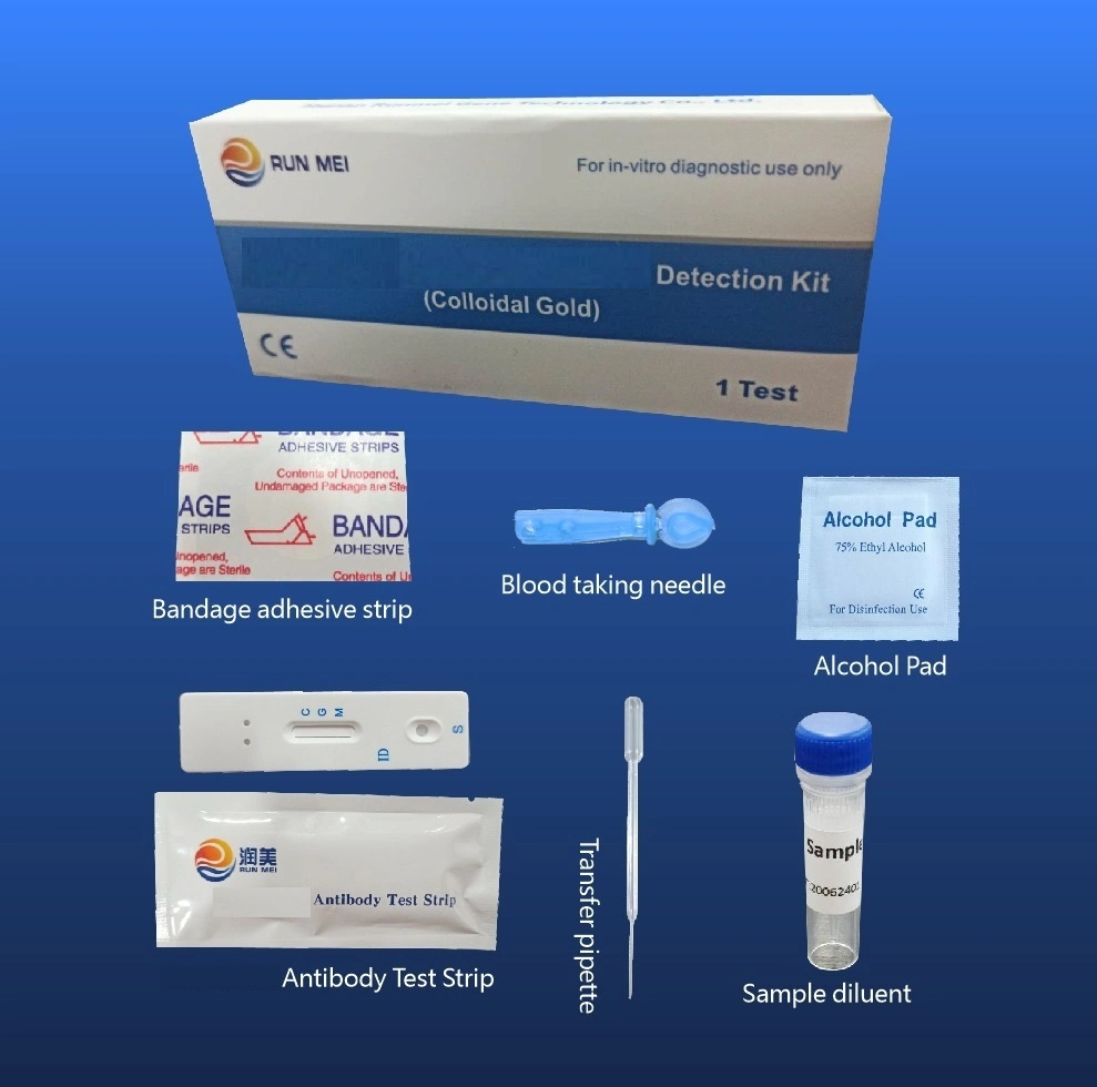 Antibody Igm Igg Strip Test Cassette Rapid Detection Kit Buffer